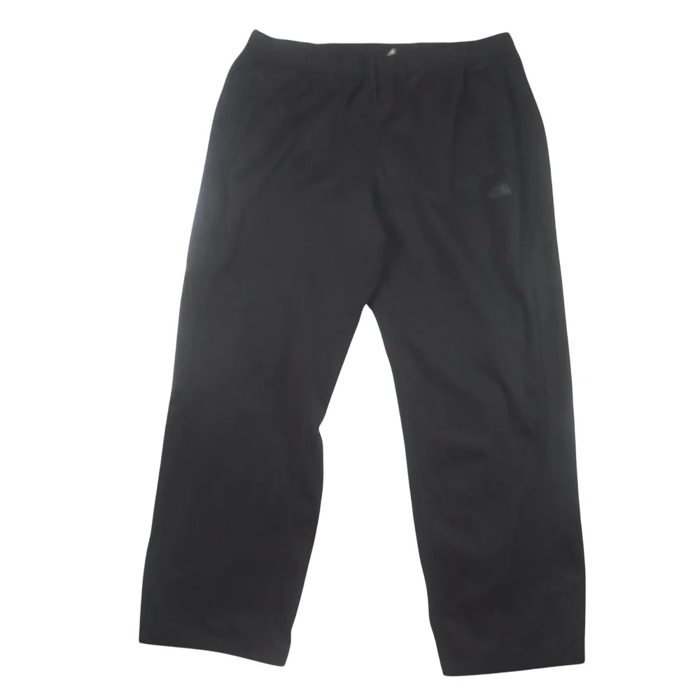 The North Face Mens XXL Black Sweat Pants Elastic Waist Drawstring Straight Leg